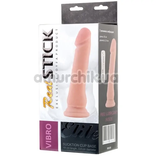 Вибратор Real Stick Elite Vibrator 981028, телесный