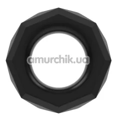 Эрекционное кольцо Power Plus Cock Ring Series LV1434, черное - Фото №1