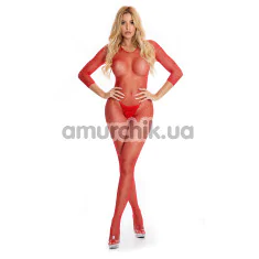 Комбинезон Risque Crotchless Bodystocking, красный - Фото №1