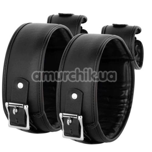 Фіксатори для рук і ніг Bedroom Fantasies Thigh & Wrist Restraints, чорні