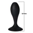 Анальна пробка Alume Silicone Balloon Plug S, чорна - Фото №4