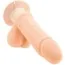 Вибратор The D Dual Density Perfect D Vibrating 7 Inch With Balls, телесный - Фото №6