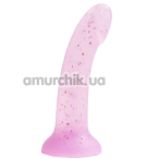 Фаллоимитатор Alume Glitter Silicone Dildo, фиолетовый - Фото №1