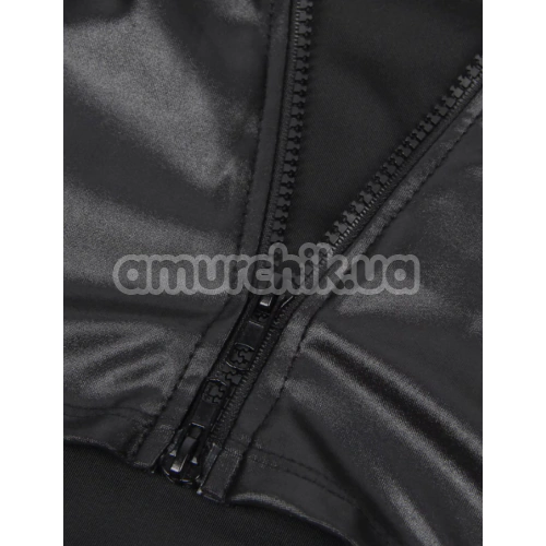 Сукня Star Night Leather Lingerie Mini Dress, чорна