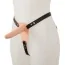 Страпон з вібрацією Vibrating Strap-On, тілесний - Фото №2