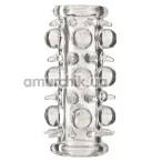 Насадка на пенис Penis Silicone Sleeve, прозрачная - Фото №1