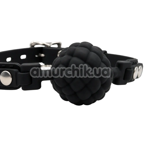 Кляп DS Fetish Silicone Padded Ball Gag M, чорний