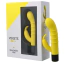 Вибратор Virgite Fluo Mini Rabbit Vibe F3, желтый - Фото №9