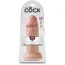 Фаллоимитатор King Cock Chubby, 25.4 см телесный - Фото №8