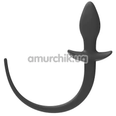 Анальная пробка с хвостом Wild Play Anal Plug with Tail С3, черная - Фото №1