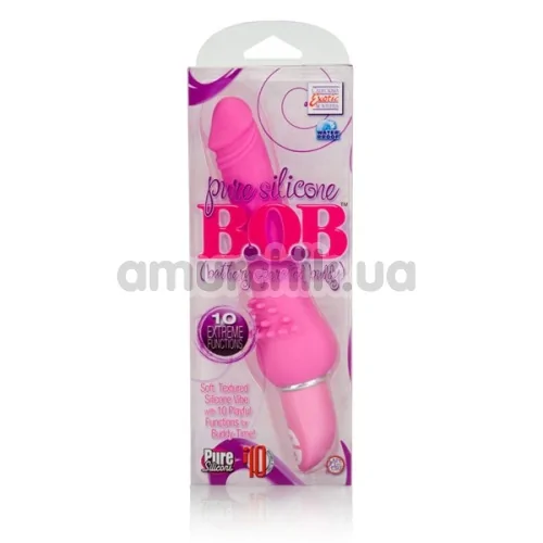 Вибратор Pure Silicone B.O.B., розовый