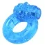 Віброкільце GK Power Reusable Cock Ring, блакитне - Фото №1