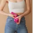Фалоімітатор Strap-On-Me Sliding Skin Realistic Dildo S, рожевий - Фото №9