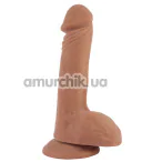 Фаллоимитатор T-skin ReaL BasiX Cock, светло-коричневый - Фото №1