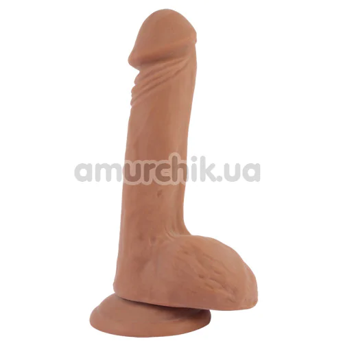 Фаллоимитатор T-skin ReaL BasiX Cock, светло-коричневый - Фото №1