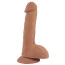 Фаллоимитатор T-skin ReaL BasiX Cock, светло-коричневый - Фото №1