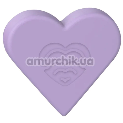 Анальна пробка Love Signal Heart Plug Medium, бузкова