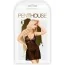 Комплект Penthouse Lingerie Bedtime Story, чорний: пеньюар + трусики-стрінги - Фото №4