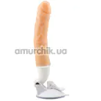 Вибратор Real Touch XXX Adjustability 7.7 Pitch Dildo, телесный - Фото №1