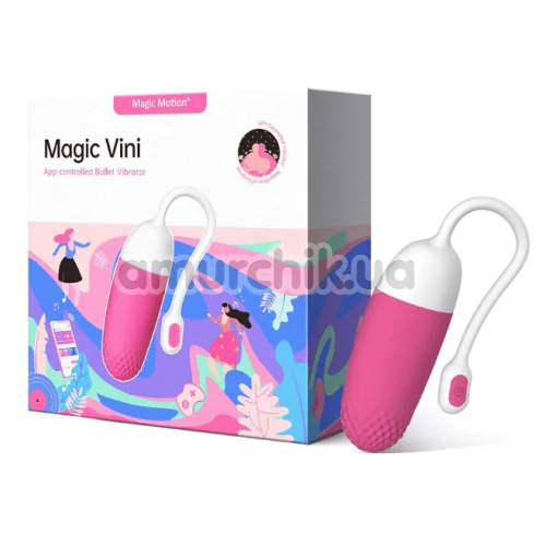 Віброяйце Magic Motion Magic Vini, рожеве