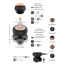 Универсальный вибромассажер с подогревом Cupa Warming Mini Massager, черный - Фото №9