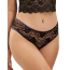 Трусики Star Night Crotchless Knickers, черные - Фото №1