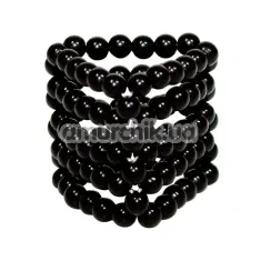 Насадка на пенис Black Beads - Фото №1