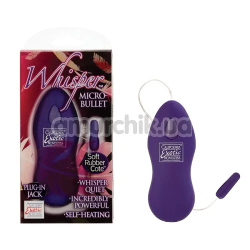 Виброяйцо Whisper Micro Bullet, фиолетовое