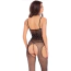 Комбинезон Sparkle Crotchless Bodystocking, черный - Фото №2