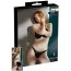 Трусики-стринги Black Level Crotchless Vinyl String, чёрные - Фото №3