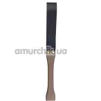 Шлепалка Art of Sex BDSM Leather Paddle, коричнево-черная - Фото №1