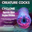Штучна вагіна Creature Cocks Cyclone, фіолетова - Фото №13
