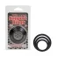 Набор эрекционных колец Silicone Support Rings, черный - Фото №6