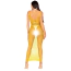 Сукня Leg Avenue Never Enough Backless Maxi Dress, жовта - Фото №2