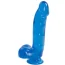 Фаллоимитатор Jelly Jewels Cock And Balls With Suction Cup, синий - Фото №1