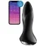 Анальная пробка с вибрацией и ротацией Satisfyer Rotator Plug 1+, черная - Фото №1