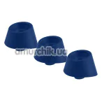 Набор насадок на симулятор орального секса для женщин Womanizer Inside Out, Duo (Size M), синий - Фото №1