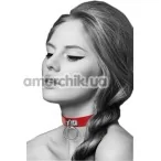Нашийник Bijoux Pour Toi Fetish, червоний - Фото №1