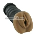 Искусственная вагина Erolution TightFckr Mega Tight, коричневая - Фото №1