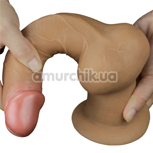 Фаллоимитатор Dual-Layered Silicone Nature Cock LV411031, телесный