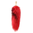 Анальна пробка з червоним хвостиком Lockink Sevanda Red Vixen Pet-Play Set Pear-Shape Plug, золота - Фото №2