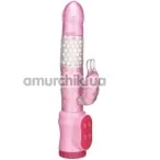 Вібратор Vibrating Power Pink Rabbit, рожевий - Фото №1