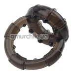 Ерекційне кільце GK Power Dual Enhancement Ring, чорне - Фото №1