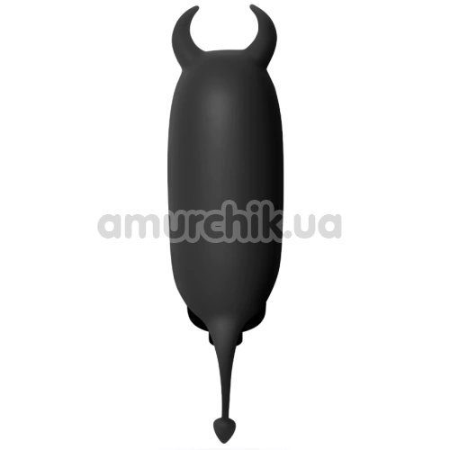 Кліторальний вібратор Crushious O-Pet Pocket Vibe Devil, чорний