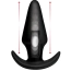 Анальна пробка з поштовхами ThumpIt 7X Large Thumping Anal Plug, чорна - Фото №2