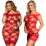 Сукня Star Night Sandy Bodystocking Dress, червона - Фото №4