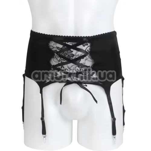 Пояс для чулок мужской Star Night MP279, черный