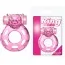Виброкольцо Vibration ring Bear Pink, розовое - Фото №7