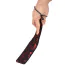 Шлепалка Liebe Seele Victorian Garden Lace and Vegan Leather Dual Sensation Spanking Paddle, красно-черная - Фото №5