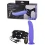 Страпон с вибрацией Vibration Dildo Strap-On Remote Control 9, фиолетовый - Фото №4